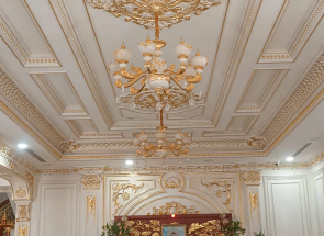 Công trình phào chỉ PU trong không gian hiện đại Quận 2