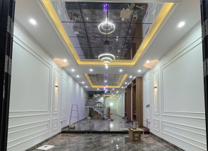  Công trình trang trí phào chỉ nhựa PS hàn quốc
