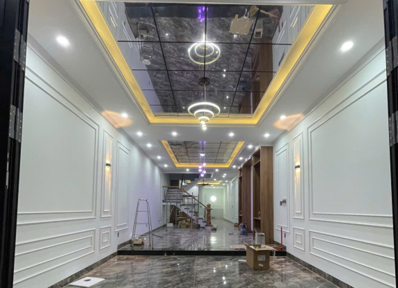  Công trình trang trí phào chỉ nhựa PS hàn quốc