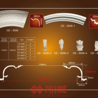 Mẫu cột nhưa PU số 4