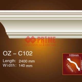 Mẫu phào chỉ trơn OZ-C102