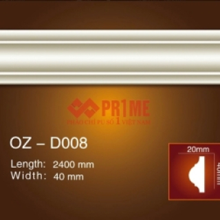 Mẫu phào chỉ trơn OZ-D008