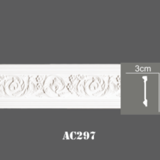 Phào Nẹp Hoa Văn PU - AC297