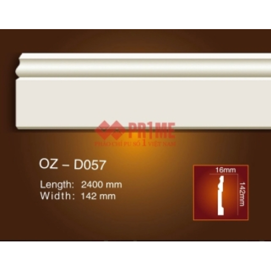 Mẫu phào chỉ trơn OZ-D57
