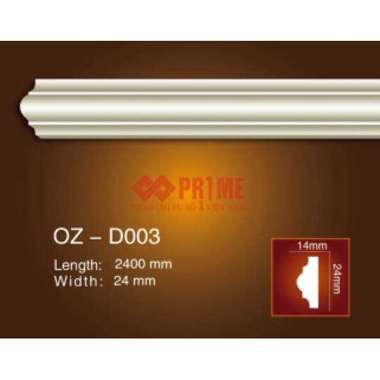 Mẫu phào chỉ trơn OZ-D003