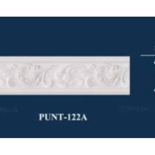 Nẹp Tường Hoa Văn PUNT - 122A