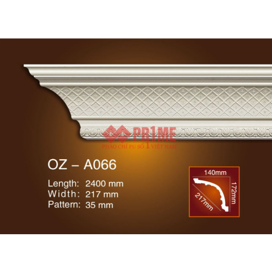 Phào chỉ mẫu OZ-A066
